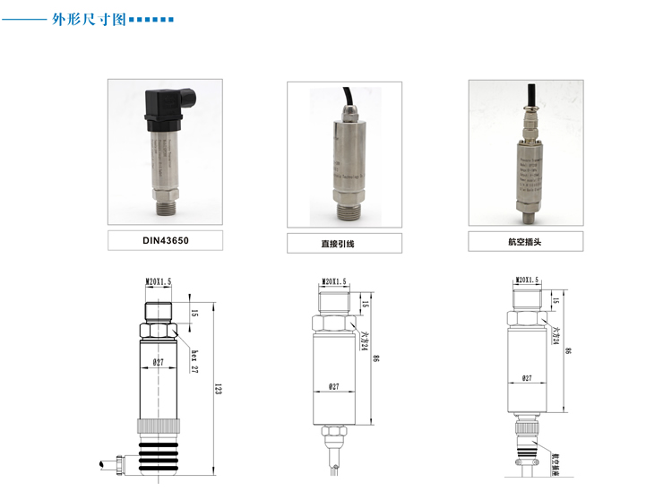 GPT200 擴(kuò)散硅壓力變送器